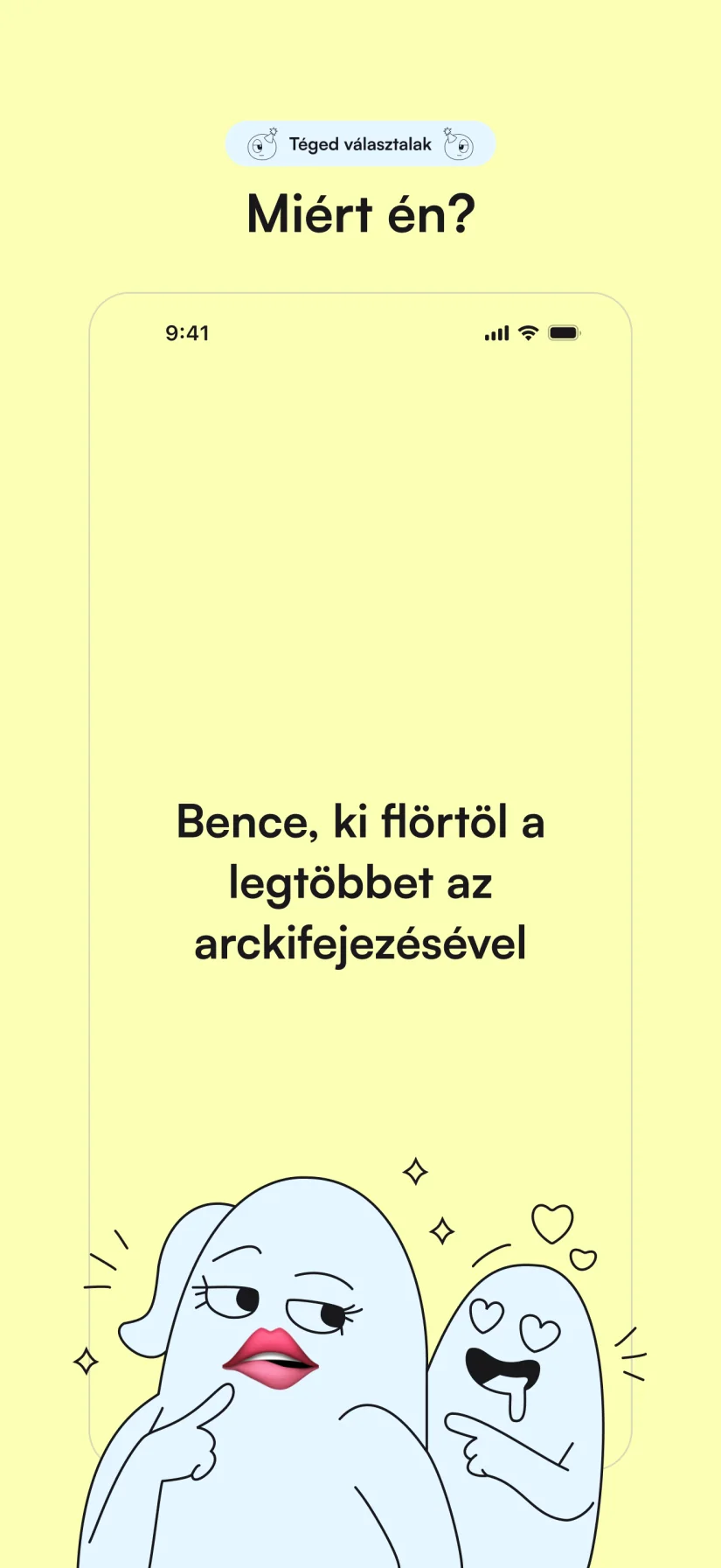 Téged választalak