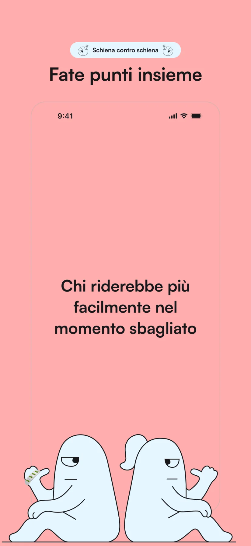 Schiena contro schiena