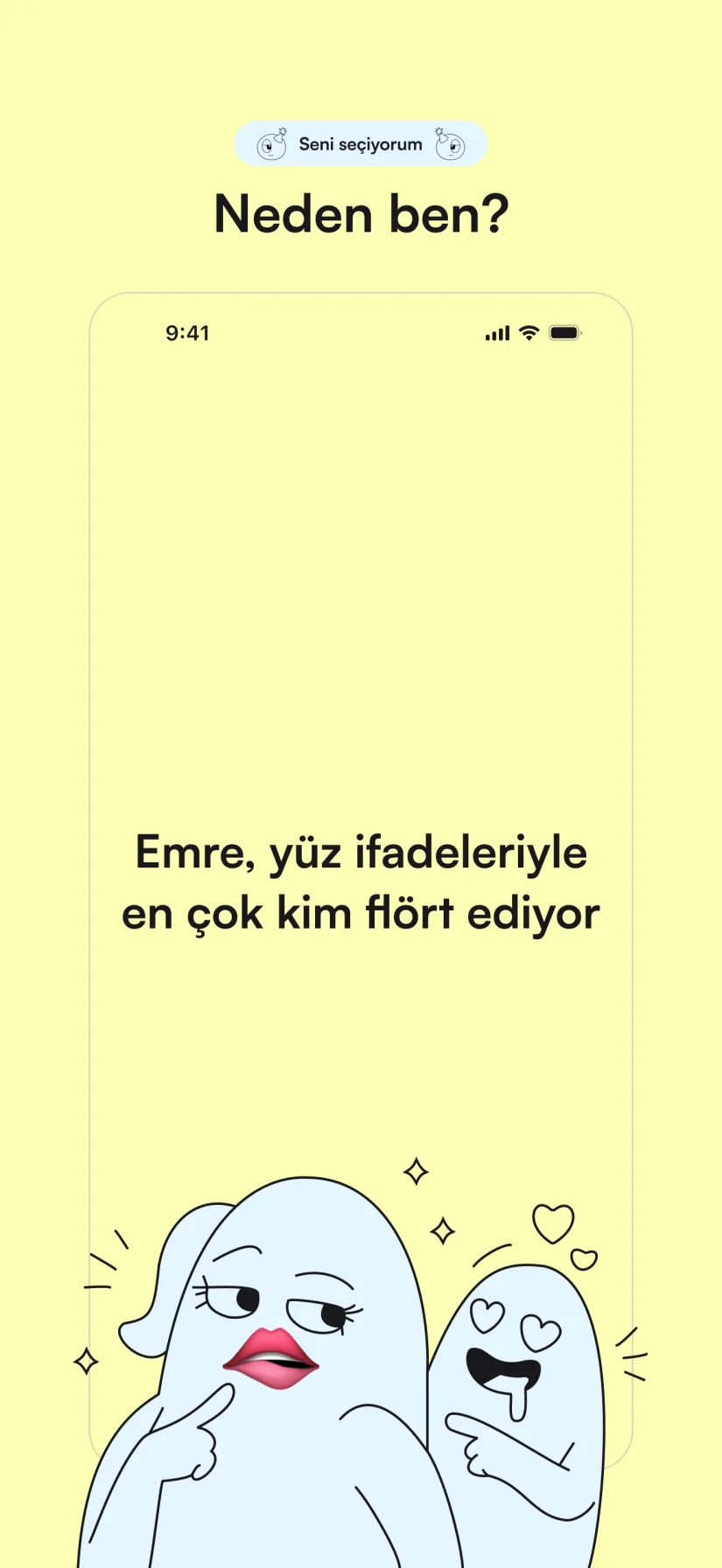 Seni seçiyorum